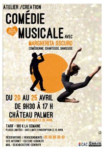 Affiche stage comedie musicale